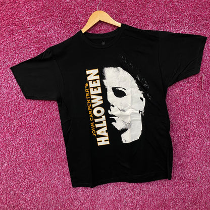 John Carpenter's Halloween Michael Myers Face Graphic T-Shirt Large