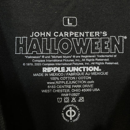 John Carpenter's Halloween Michael Myers Face Graphic T-Shirt Large