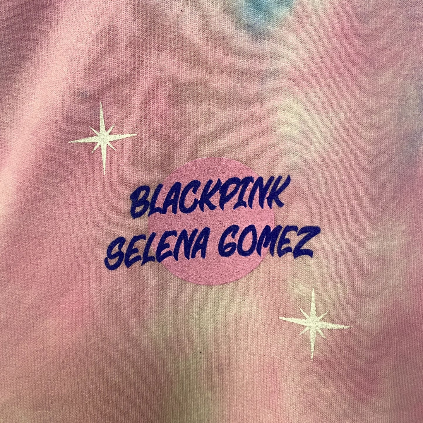 Blackpink x Selena Gomez Ice Cream Tie-Dye Crewneck Sweatshirt XXL