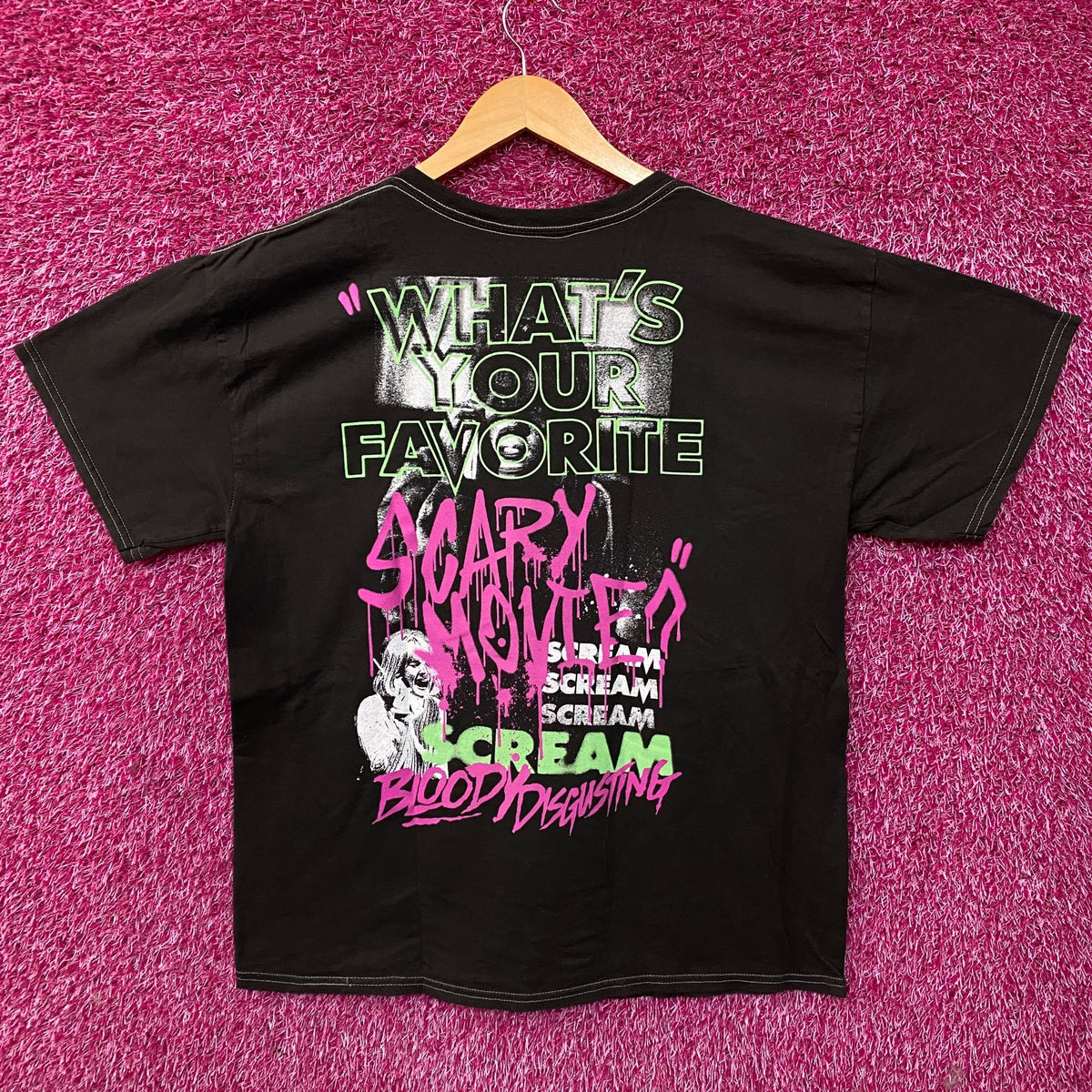 Scream x Bloody Disgusting Scary Movies Scream T-Shirt Large