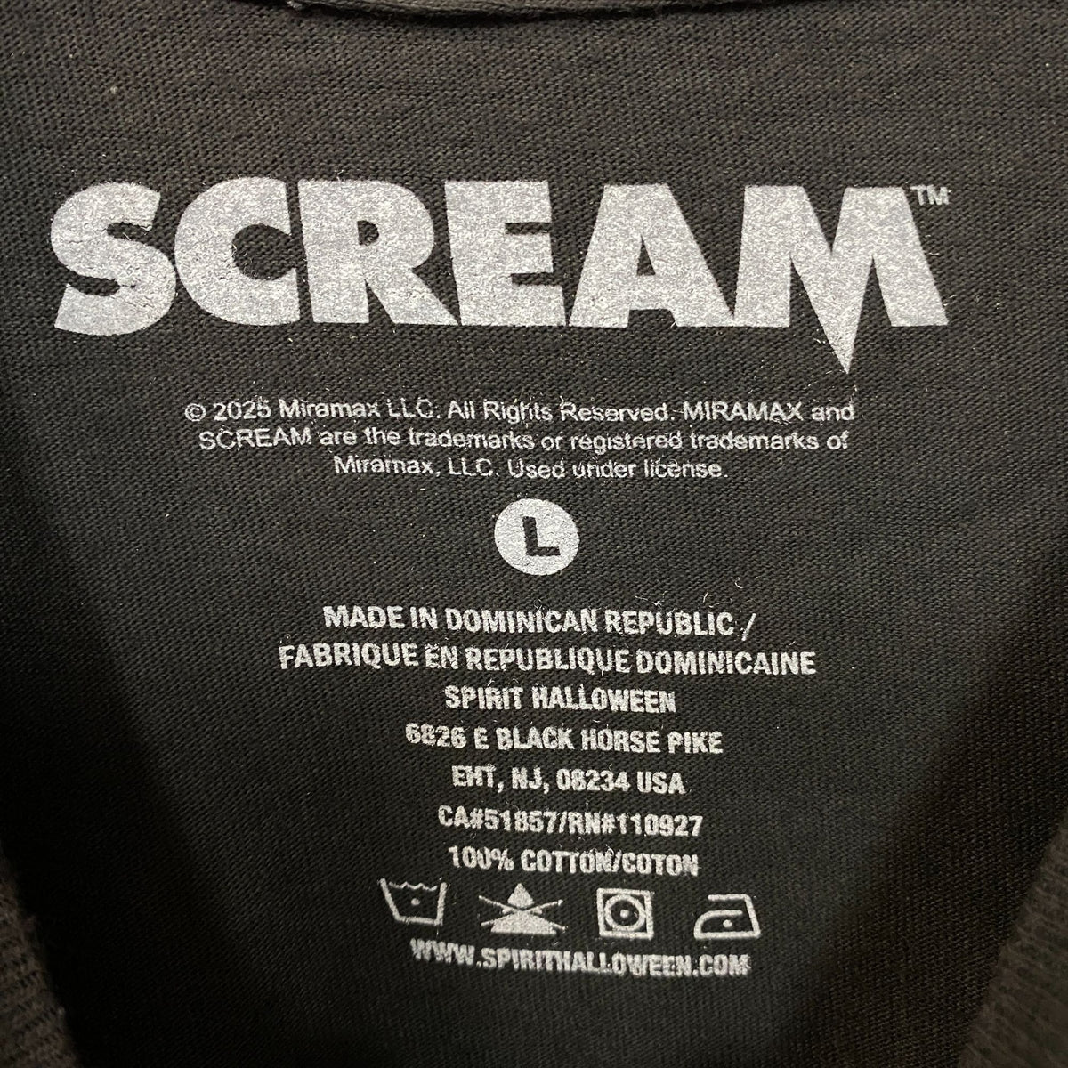 Scream x Bloody Disgusting Scary Movies Scream T-Shirt Large
