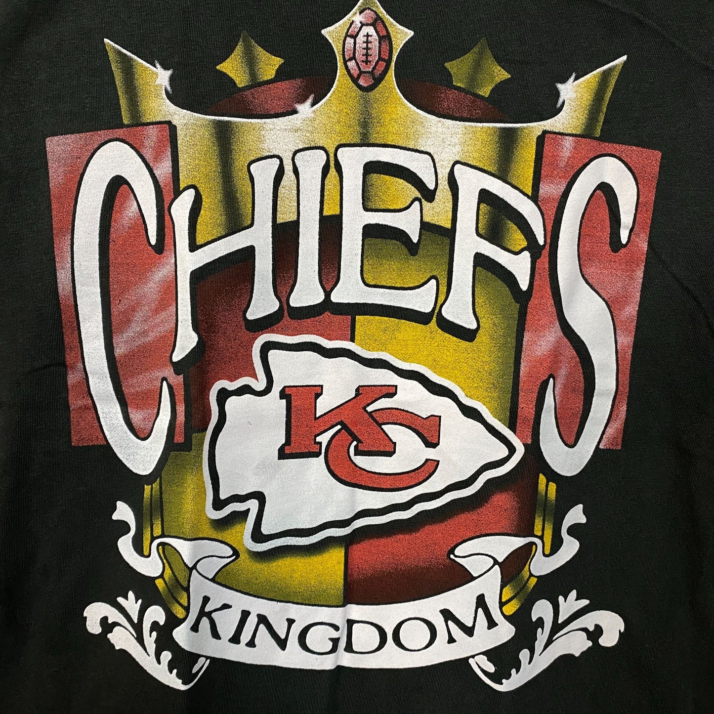 Junk Food Clothing Kansas City Chiefs Kingdom Vintage Style T-Shirt Medium