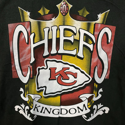 Junk Food Clothing Kansas City Chiefs Kingdom Vintage Style T-Shirt Medium