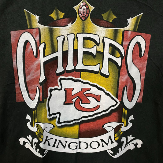 Junk Food Clothing Kansas City Chiefs Kingdom Vintage Style T-Shirt Medium