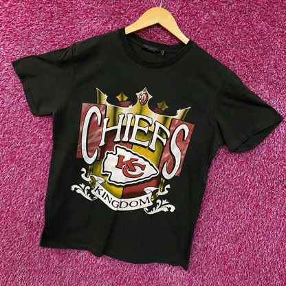 Junk Food Clothing Kansas City Chiefs Kingdom Vintage Style T-Shirt Medium