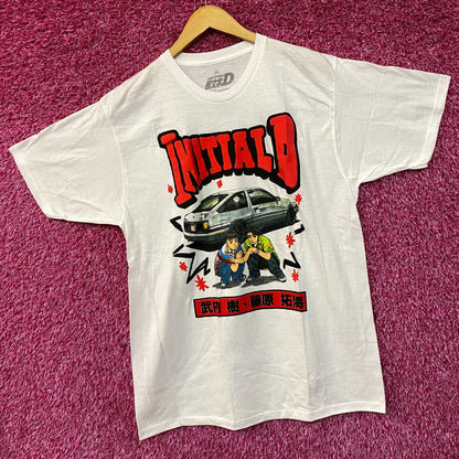 Initial D Takumi Fujiwara Toyota AE86 Sprinter Trueno Car Crouching Puff T-Shirt XL
