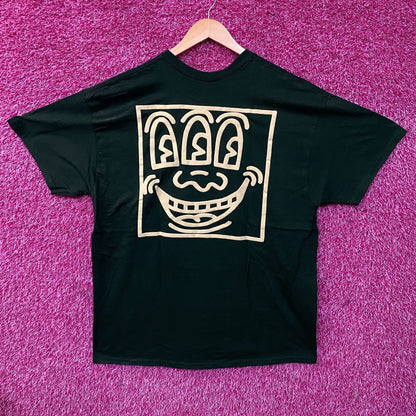 Keith Haring Three Eye Monster Art Graphic Tee XL