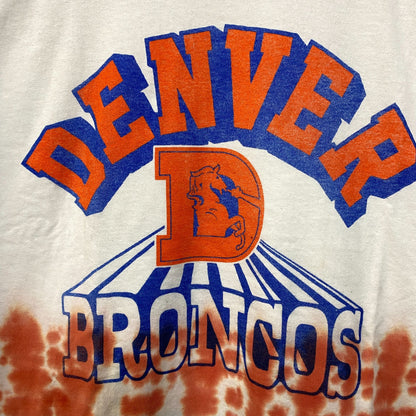 NFL AFC West Denver Broncos Tie-Dye long Sleeve Shirt XL