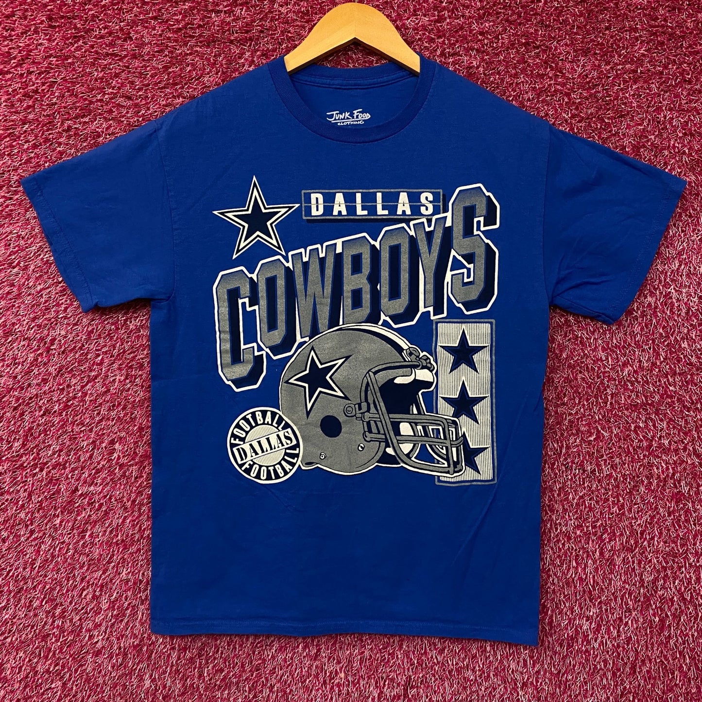 Junk Food Clothing NFL Dallas Cowboys Checkdown Flea Market Tee Small