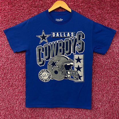 Junk Food Clothing NFL Dallas Cowboys Checkdown Flea Market Tee Small