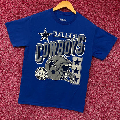 Junk Food Clothing NFL Dallas Cowboys Checkdown Flea Market Tee Small