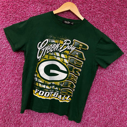 Junk Food Clothing NFL Green Bay Packers Brick Vintage Style Women's T-Shirt XS