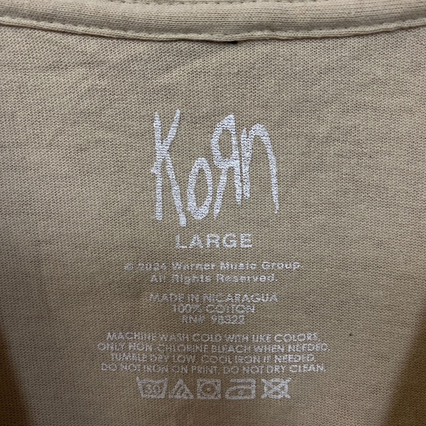 Korn Follow The Leader Nu Metal Band T-Shirt Large