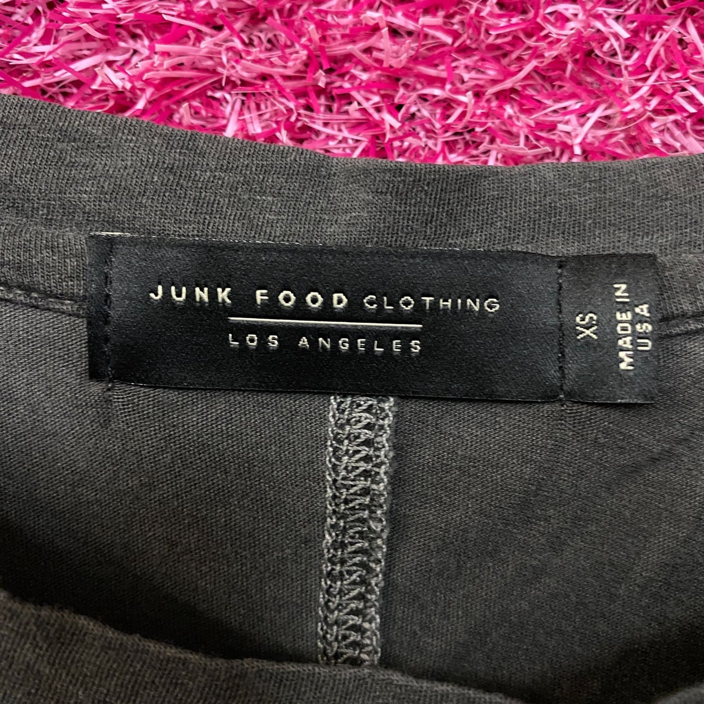 Junk Food Clothing Women's American Spirit Easy Vintage Style Tee XS