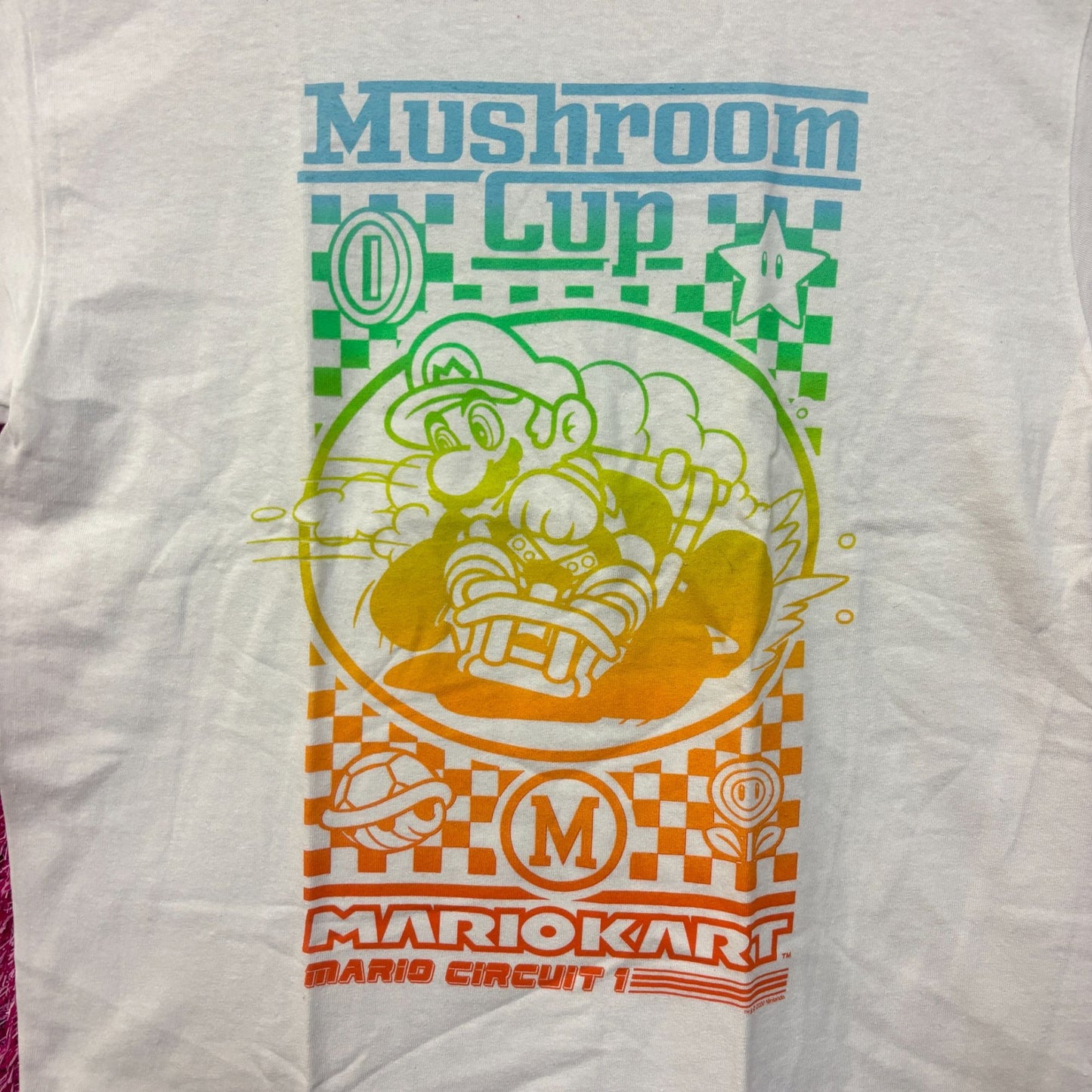 Nintendo Mario kart mushroom cup tshirt size medium