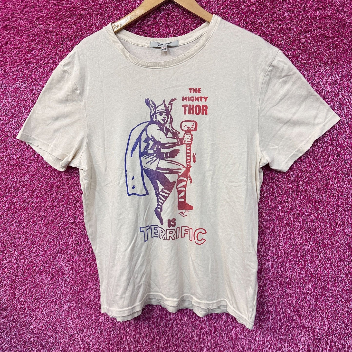 The Mighty Thor is Terrific Marvel Comics Oversized Tee L