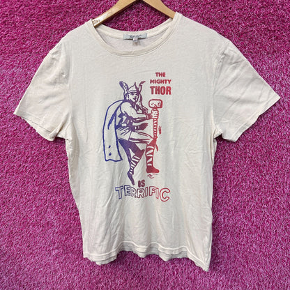 The Mighty Thor is Terrific Marvel Comics Oversized Tee L