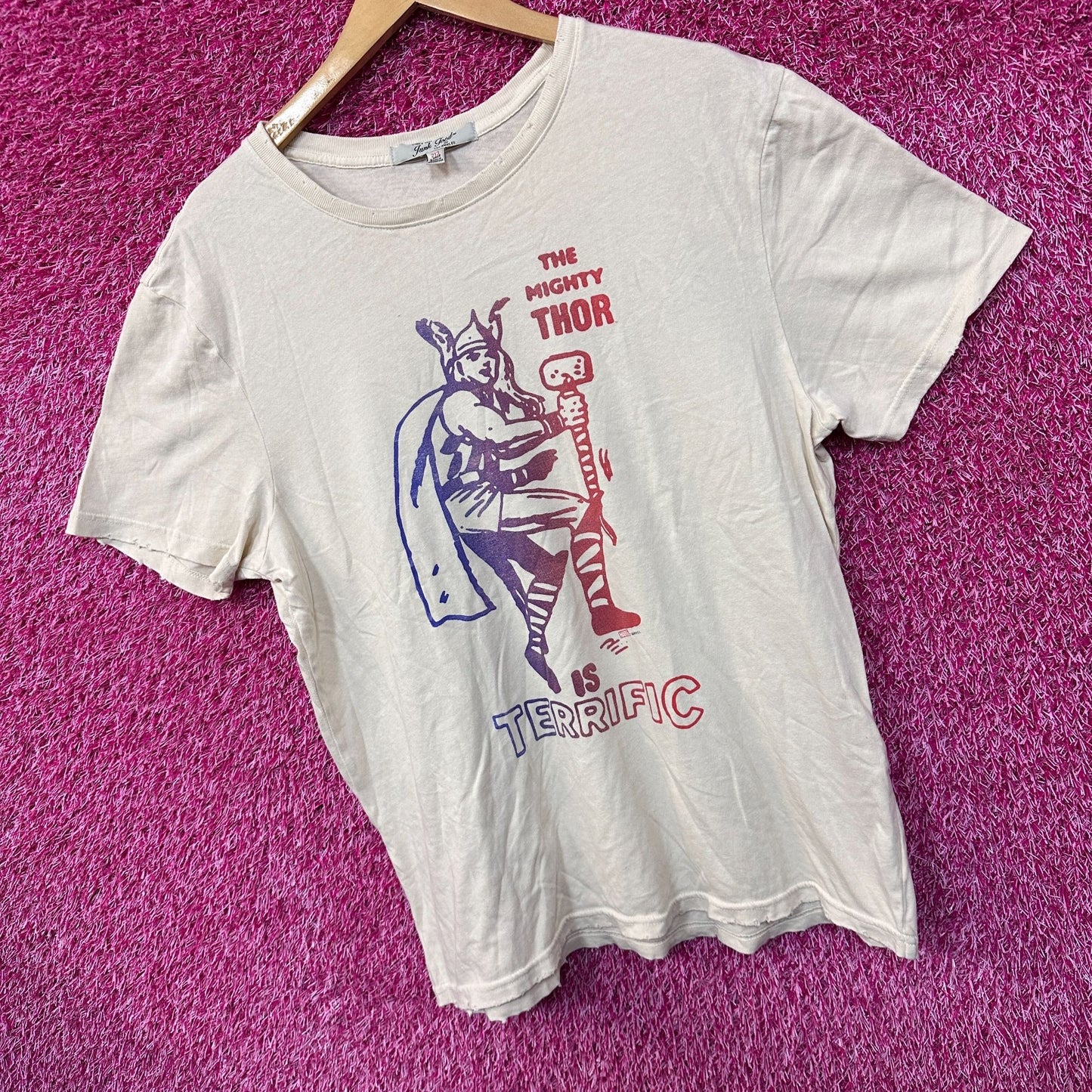 The Mighty Thor is Terrific Marvel Comics Oversized Tee L