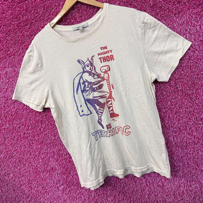 The Mighty Thor is Terrific Marvel Comics Oversized Tee L