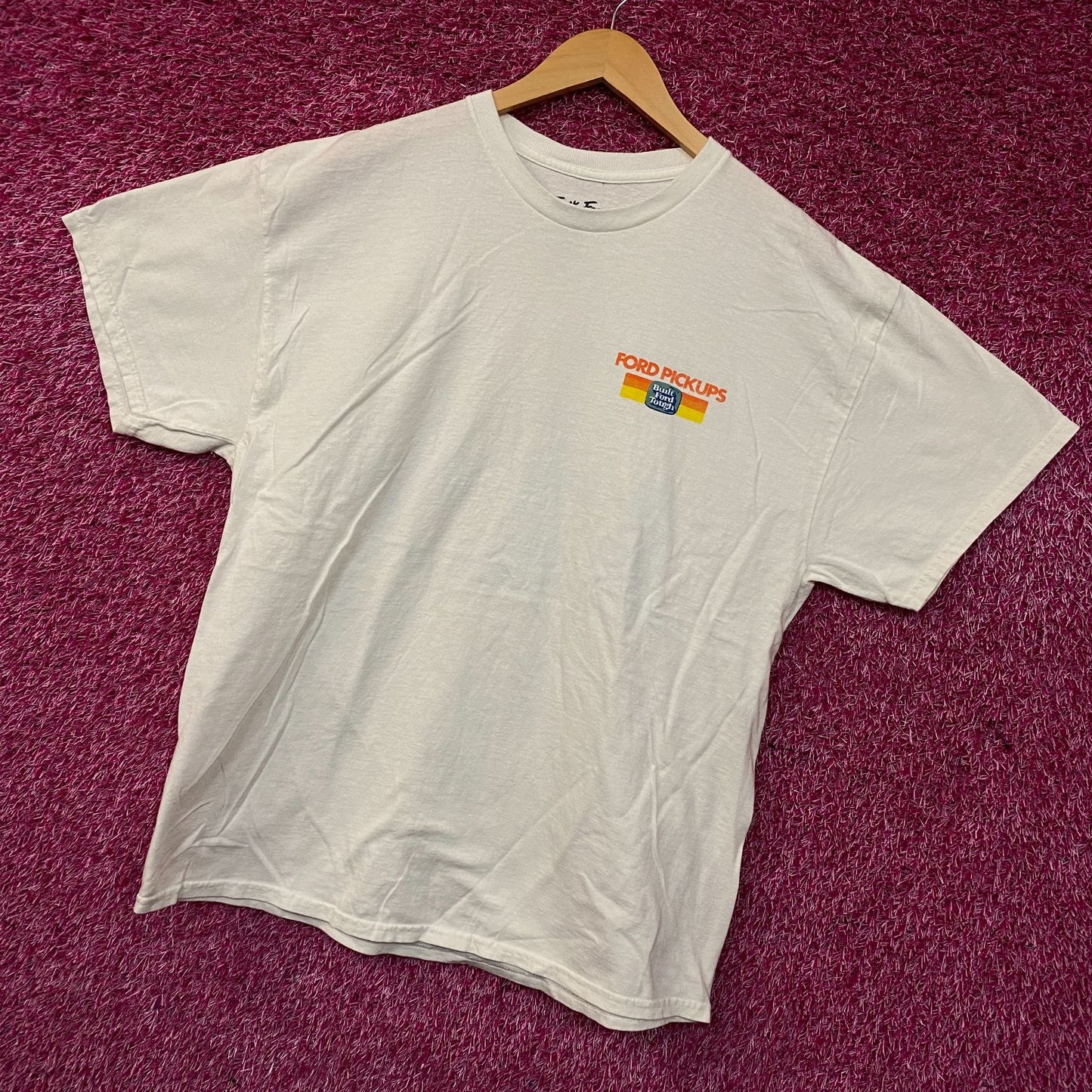 Junk Food Ford Pickups Trucks 1976 Graphic T-Shirt Large