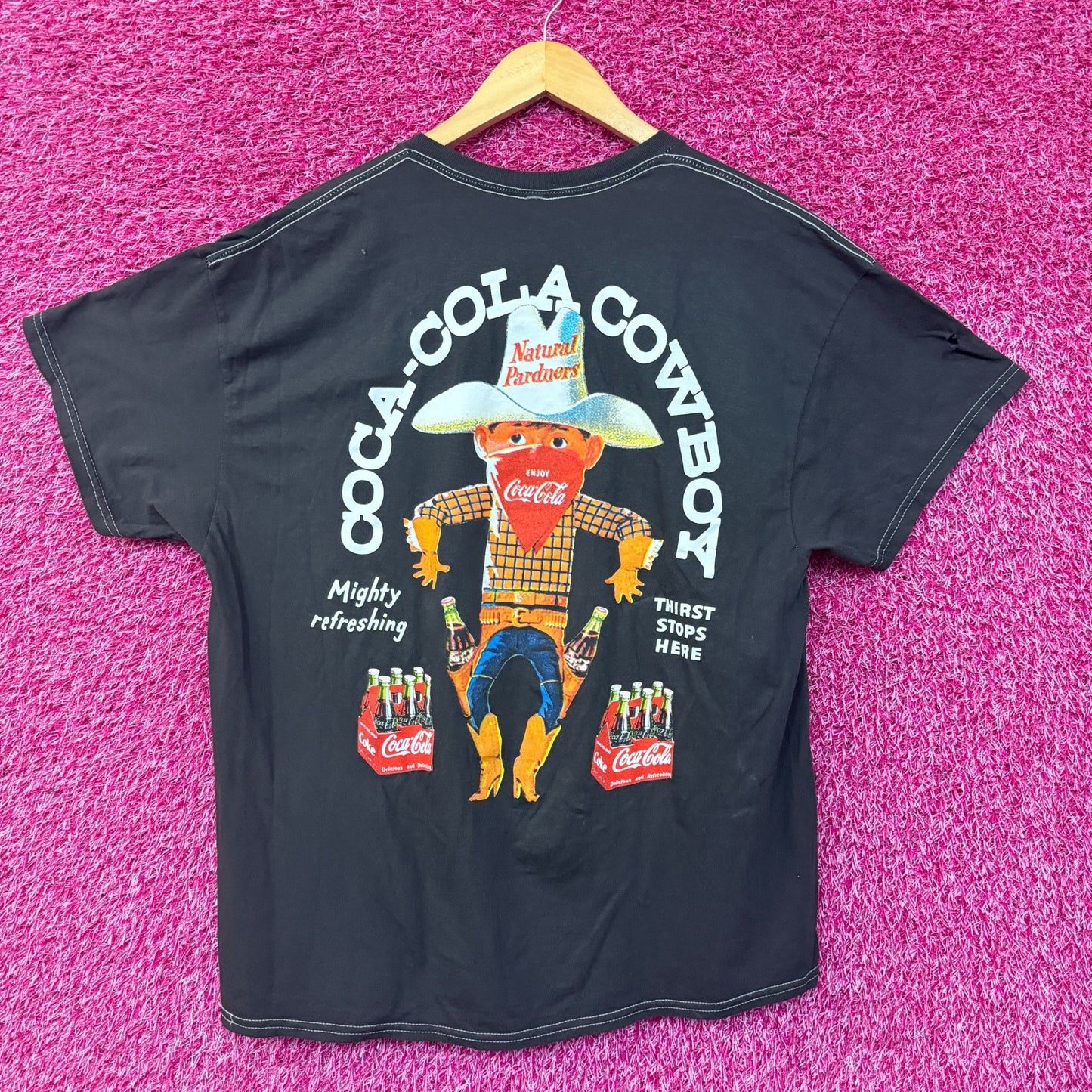 Coca- Cola Drink Promo Vintage-Style T-Shirt Size XL