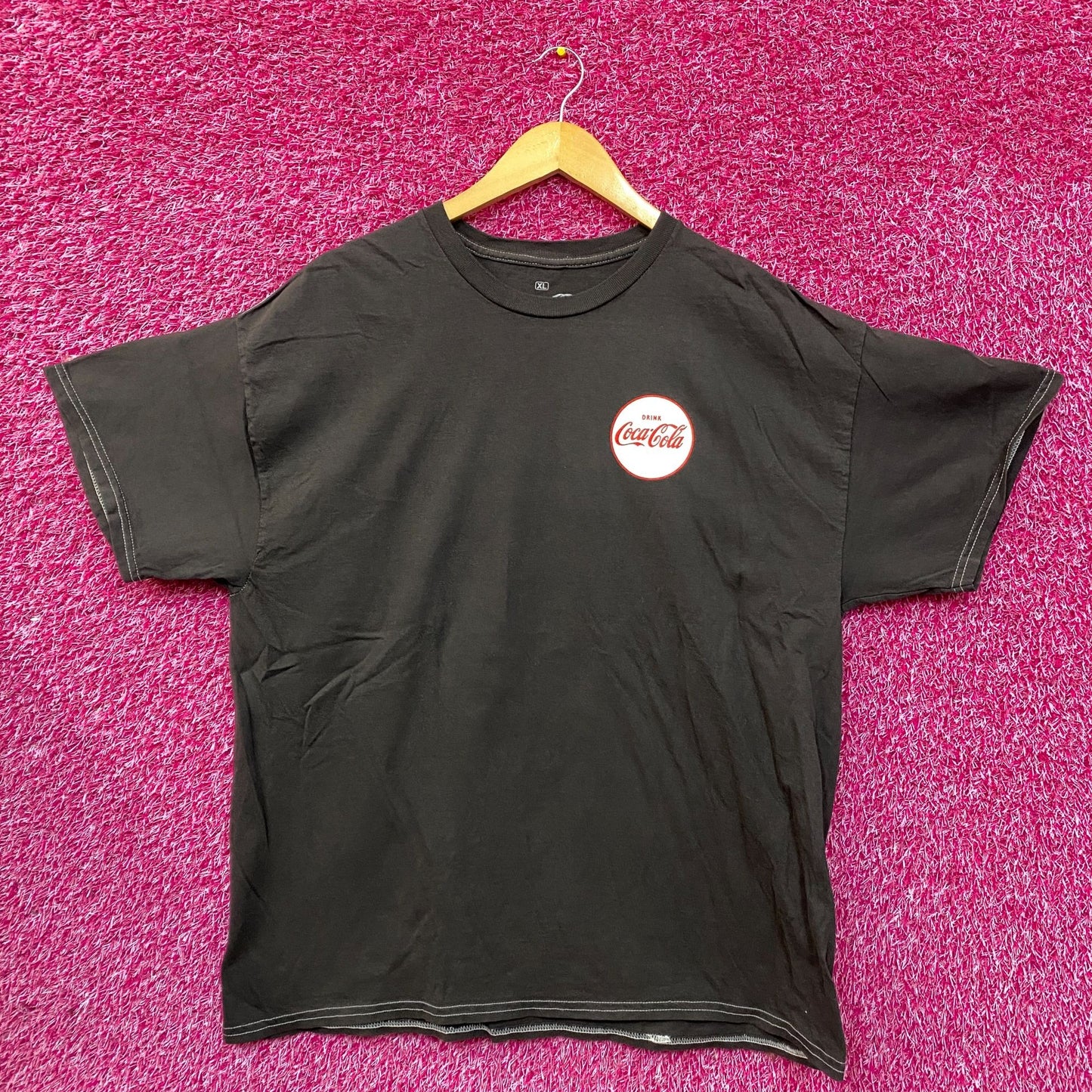 Coca- Cola Drink Promo Vintage-Style T-Shirt Size XL