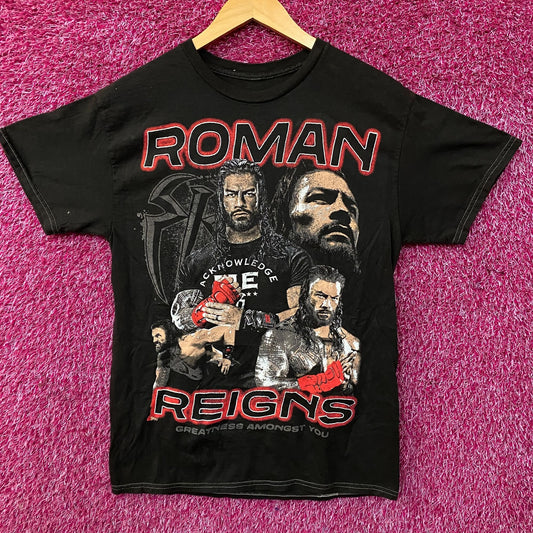 WWE Roman Reigns "Greatness Amongst You" Graphic T-Shirt Medium