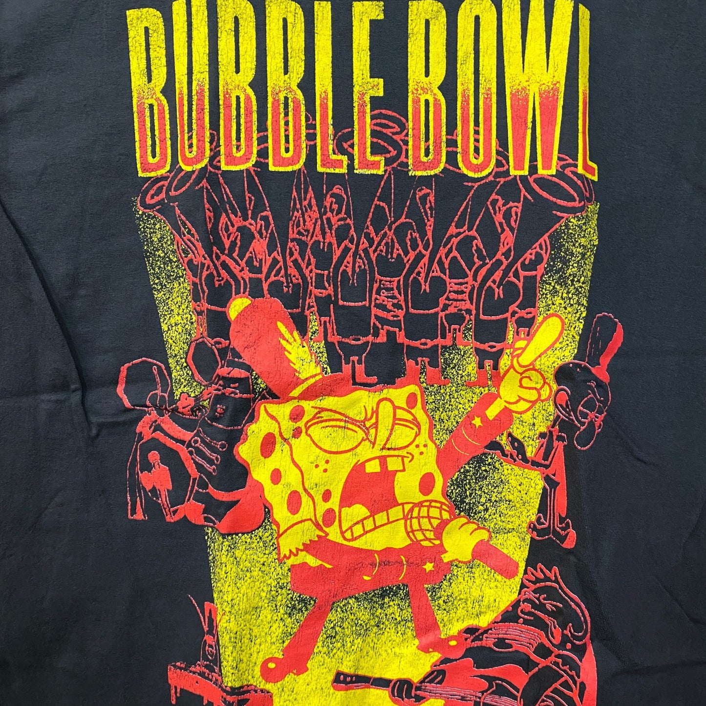 SpongeBob SquarePants Bubble Bowl World Tour T-shirt Large