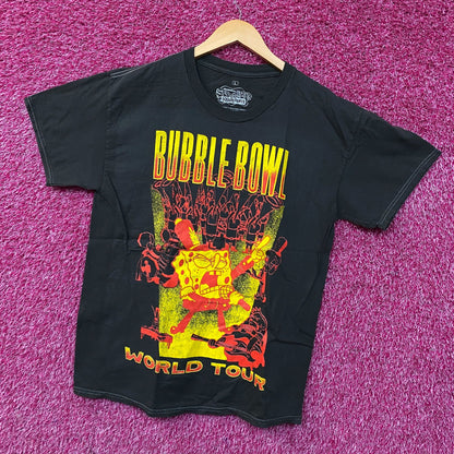 SpongeBob SquarePants Bubble Bowl World Tour T-shirt Large