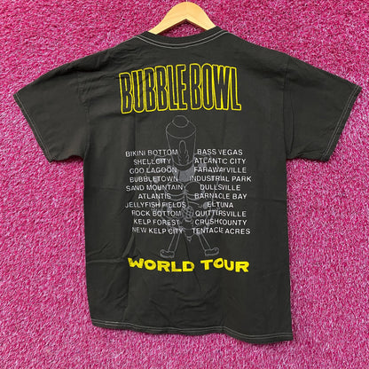SpongeBob SquarePants Bubble Bowl World Tour T-shirt Large