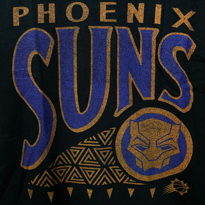 Junk Food Phoenix Suns NBA x Marvel Black Panther Wakanda Forever T-Shirt Medium