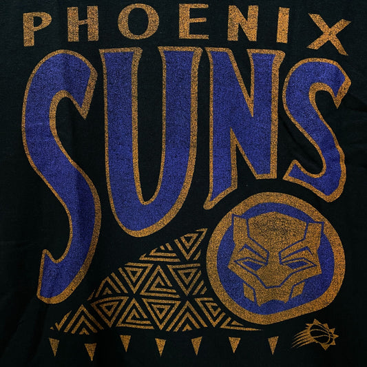 Junk Food Phoenix Suns NBA x Marvel Black Panther Wakanda Forever T-Shirt Medium