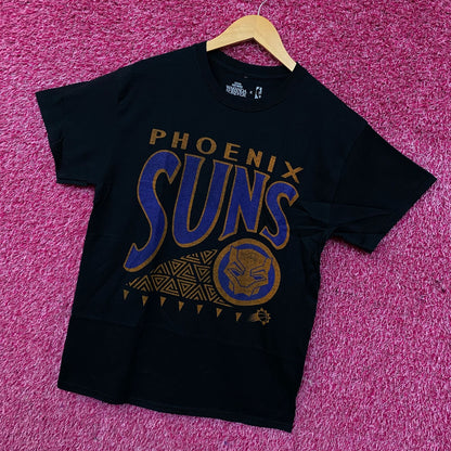 Junk Food Phoenix Suns NBA x Marvel Black Panther Wakanda Forever T-Shirt Medium