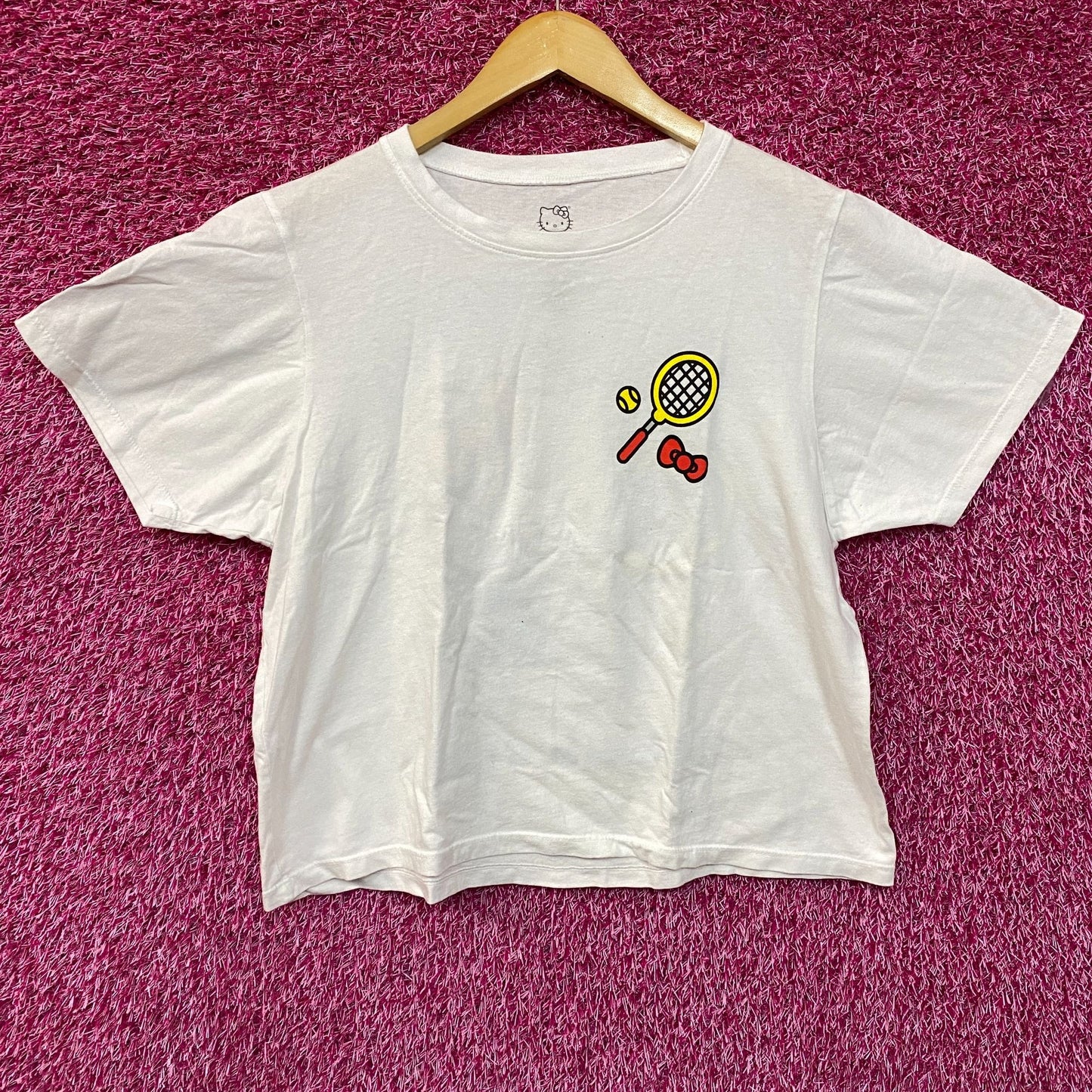Sanrio Hello Kitty Tennis Club Cute Crop Top Large