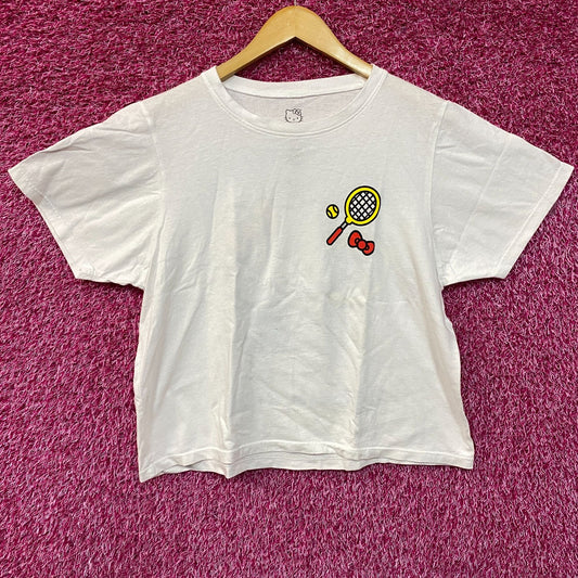 Sanrio Hello Kitty Tennis Club Cute Crop Top Large