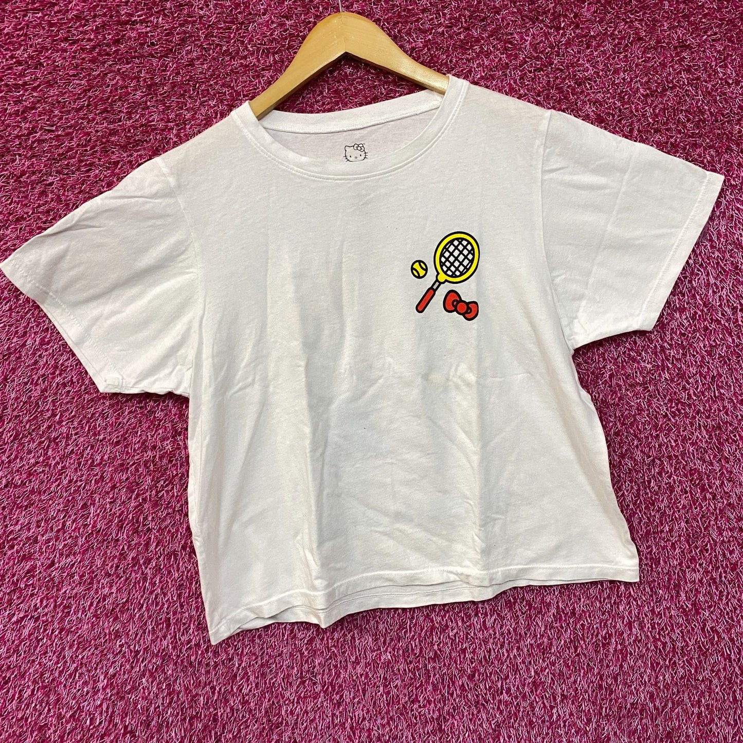 Sanrio Hello Kitty Tennis Club Cute Crop Top Large