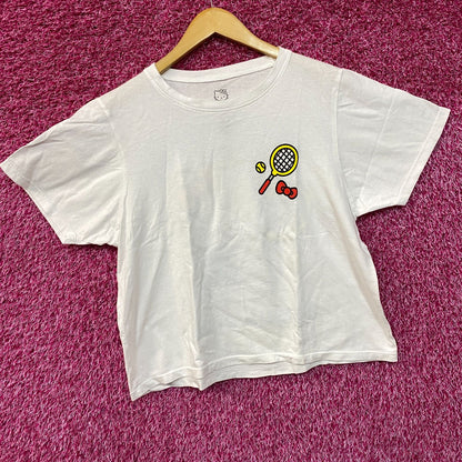 Sanrio Hello Kitty Tennis Club Cute Crop Top Large