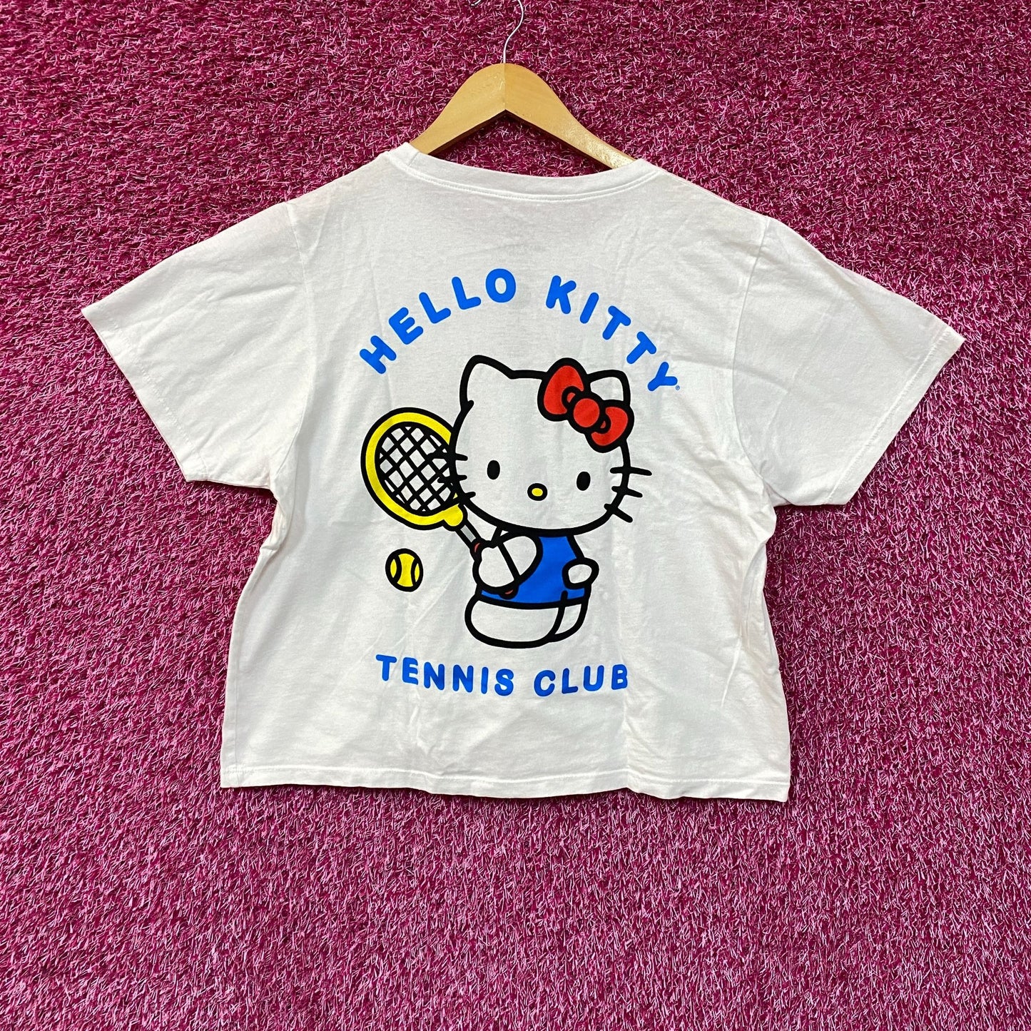 Sanrio Hello Kitty Tennis Club Cute Crop Top Large