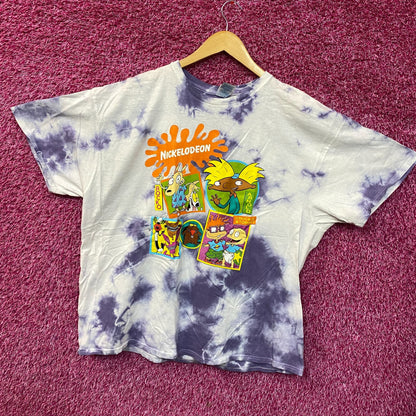 Nickelodeon Nick Toons Tie Dye Graphic Print T-Shirt 2XL