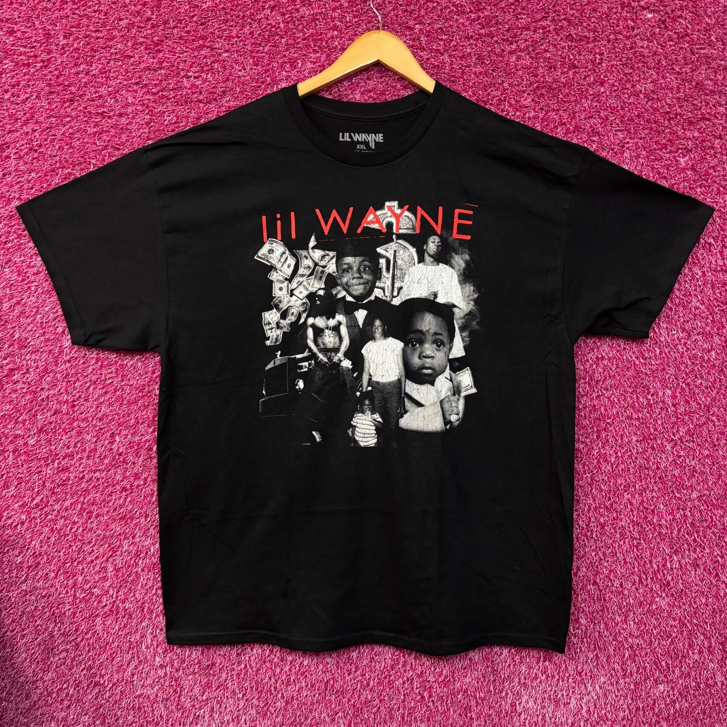 Lil Wayne The Carter Album Covers Graphic Design T-shirt XXL
