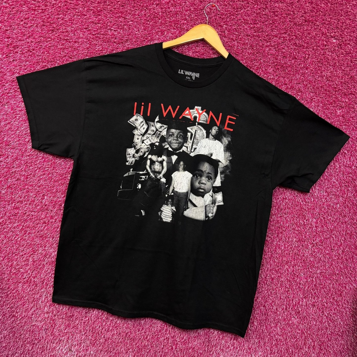 Lil Wayne The Carter Album Covers Graphic Design T-shirt XXL