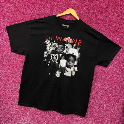 Lil Wayne The Carter Album Covers Graphic Design T-shirt XXL