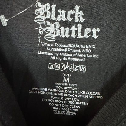Black Butler Ciel Sebastian & Grell Anime Women’s Tee M