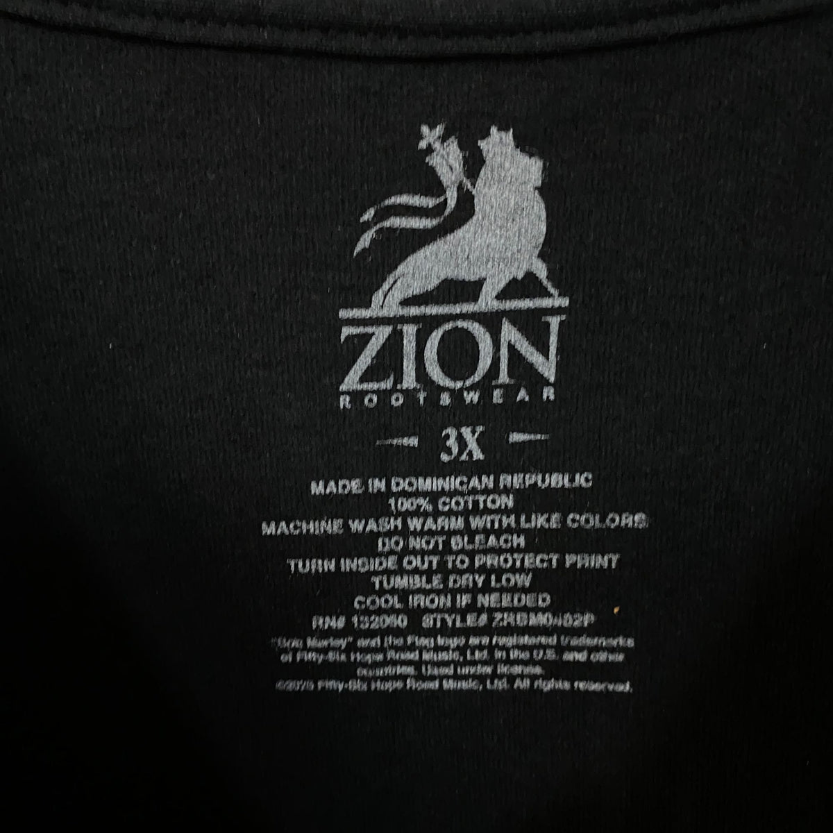 Zion Rootswear Bob Marley Songs of Freedom Graphic T-Shirt 3X