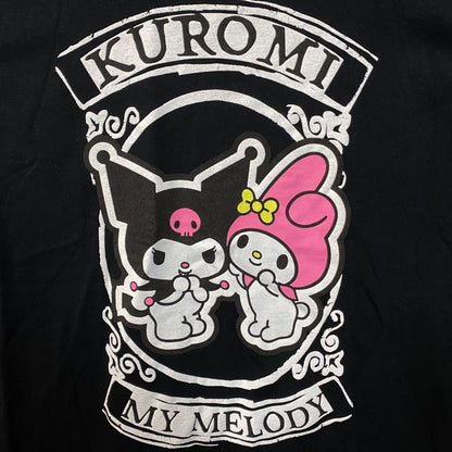 Sanrio Kuromi and My Melody Kawaii T-Shirt Large