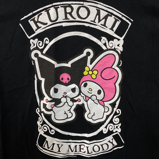 Sanrio Kuromi and My Melody Kawaii T-Shirt Large