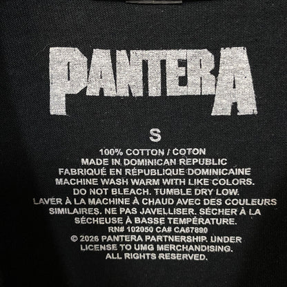 Pantera Cowboys From Hell Snake Skeleton Heavy Metal Graphic T-Shirt Small