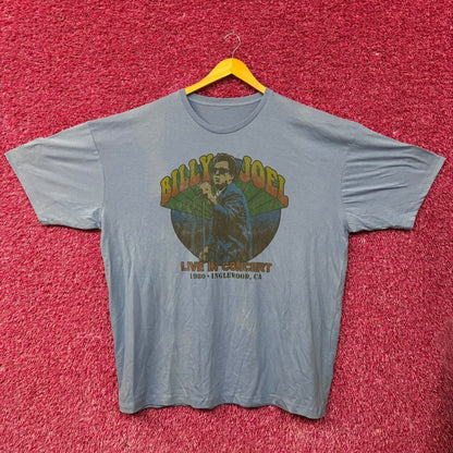 Billy Joel Live In Inglewood 1980 T-Shirt 3XL