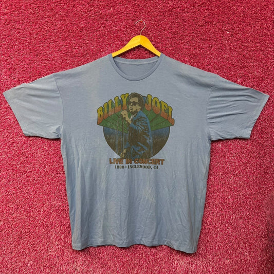 Billy Joel Live In Inglewood 1980 T-Shirt 3XL