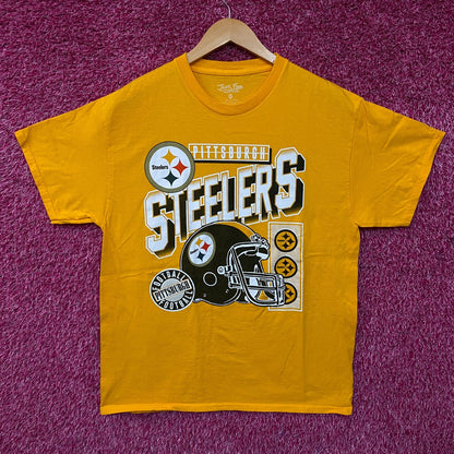 Junk Food Pittsburgh Steelers Checkdown Flea Market T-Shirt Medium